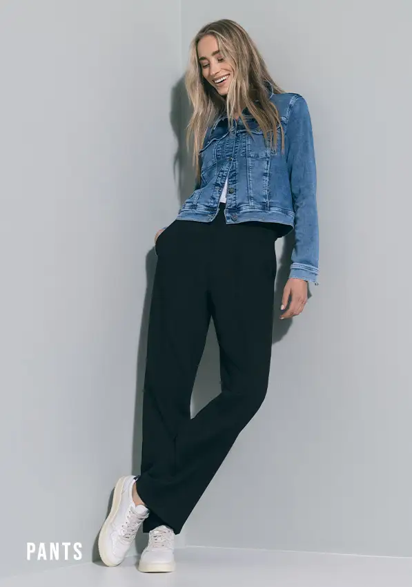 Street One 377315 Nero - Pantaloni Donna