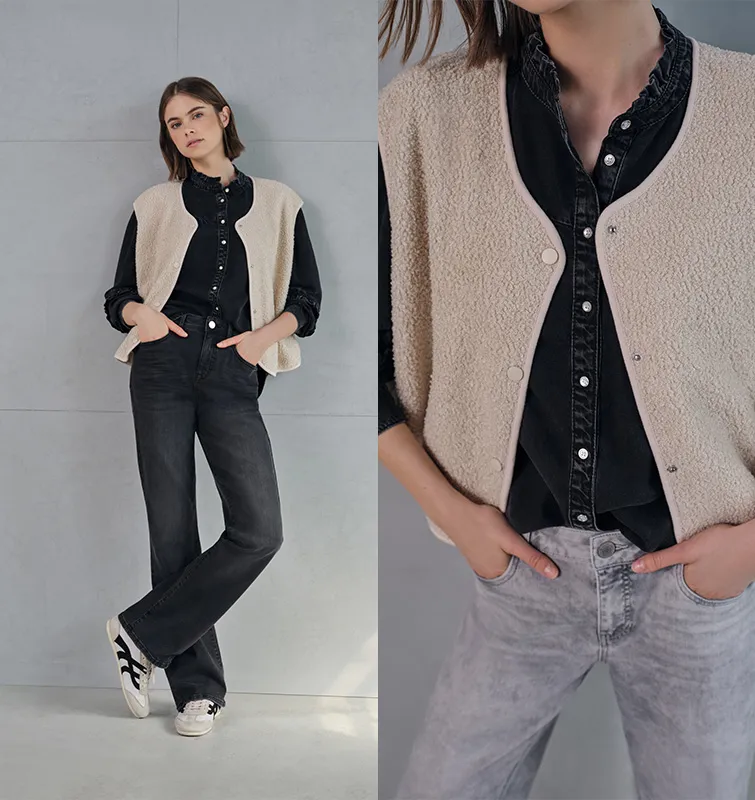 denim meets teddy
